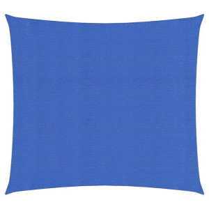 Żagiel przeciwsłoneczny, 160 g/m², niebieski, 2x2 m, HDPE