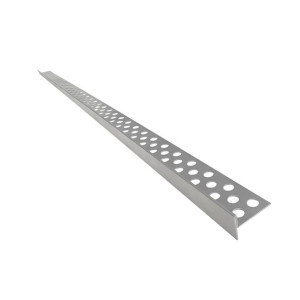 Nierdzewna listwa do spadku krawędziowania 140cm lewa srebrna (LK005L)