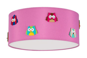 Plafon Pink Owls 0378