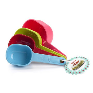 Zestaw 4 miarek kuchennych 60 - 80 - 120 - 240 ml