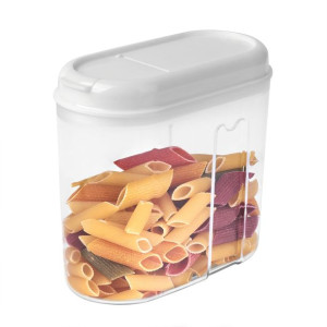 Pojemnik na żywność i produkty sypkie 1 l biały