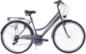Rower trekkingowy damski 28 Kozbike NAIROBI (19") grafitowy mat  (21 bieg)