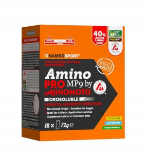 Amino PRO MP9 aminokwasy NAMEDSPORT 18 porcji