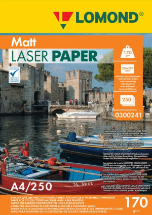 Papier Foto A4 Matowy 170g Dwustronny Laser 250ark
