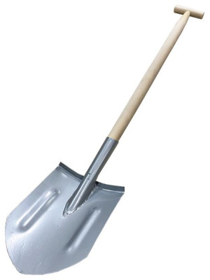 Szpadel ostry stalowy drewniany trzon 120cm Stalco