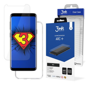 ZESTAW do Samsung Galaxy S9 - 3mk ARC+ i 3mk Clear Case