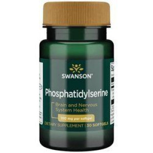 SWANSON FOSFATYDYLSERYNA pamięć KONCENTRACJA mózg fosfatydylseryny 100mg 30