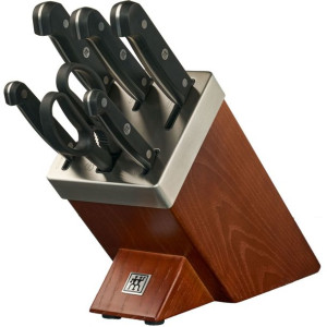 Zwilling Gourmet Zestaw 5 noży w bloku samoostrzącym