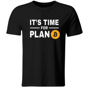 Koszulka It's Time For Plan B, Bitcoin, Kryptowaluty, Roz. S