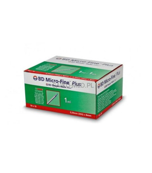 Strzykawki insulinowe BD Micro Fine Plus 1ml 100 szt.