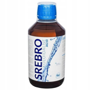 NELFARMA Srebro koloidalne AG10 butelka 300ml