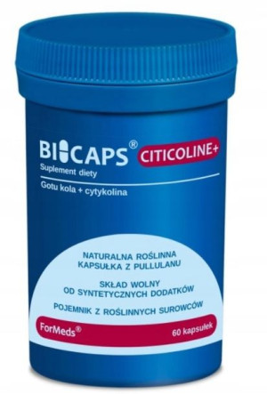 ForMeds BICAPS CITICOLINE+ Gotu Kola CYTYKOLINA 60