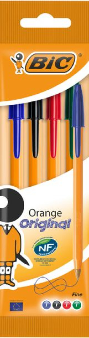 Długopis Bic Orange Original  Komplet 4 Kolory