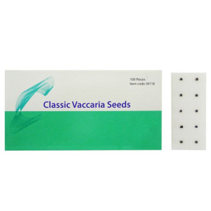 Ziarna Vaccaria Na Przezroczystym Plastrze