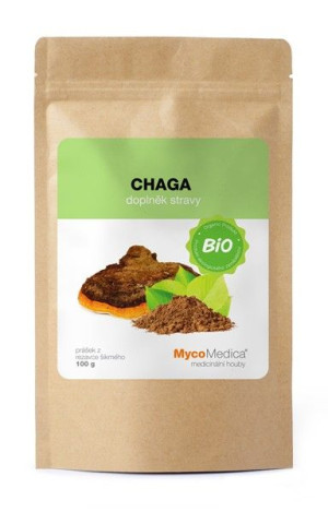 BIO Chaga w proszku - Suplement diety - MycoMedica