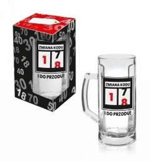 Kufel do piwa 500 ml Zmiana kodu 18 i do przodu