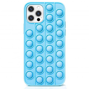 Etui SAMSUNG GALAXY A72 Bąbelkowe Elastyczne Pop It Push Bubble Case niebie