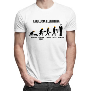 Ewolucja elektryka - koszulka dla elektryka