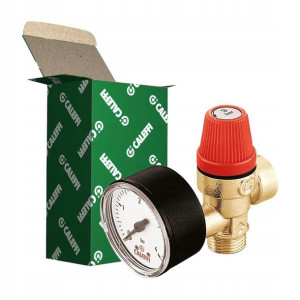Zawór Bezpieczeństwa Wz Manometr Caleffi 1/2 6bar