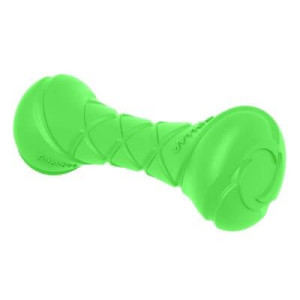 Pływający aport dla psa PitchDog Barbell zielony