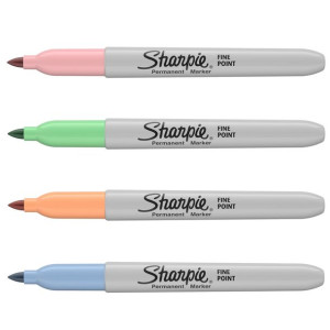 Marker Permanent Sharpie Fine Zestaw /4 Kolorów/ Pastelowe 2065402