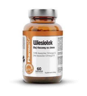Wiesiołek olej tłoczony na zimno -60 kapsułek PharmoVit