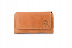 Kabura LEO Skóra Naturalna do Zenfone 5 Lite 2014