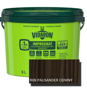 Vidaron Impregnat Ogrodowy 9l R08 Palisander Ciemny