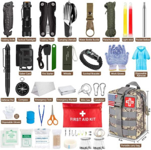 Zestaw Survivalowy Niezbędnik Apteczka Namiot 105w1 Zs-19