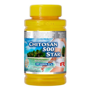 Chitosan 500 Star - Starlife - pomaga usunąć tłuszcz z organizmu