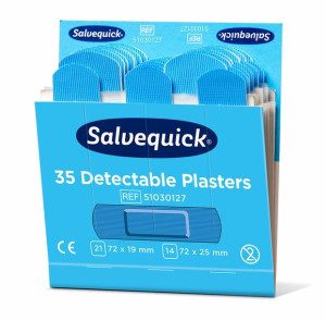 Plastry wykrywalne Cederroth Salvequick, 35 szt.