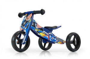 Rowerek 2w1 Trójkołowy + Biegowy Jake Blue Cars