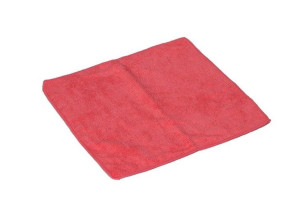 Ścierka mikrofibra 30x30cm gr. 250 g/m2 czerwona clean24
