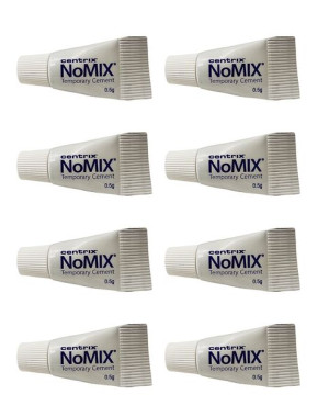 Zestaw NoMIX, cement tymczasowy do koron i mostów, tubka 0,5g (a'8 szt.)