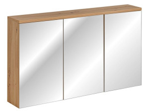 Nowoczesna wisząca szafka łazienkowa z lustrem - Belissa 6X 120 cm