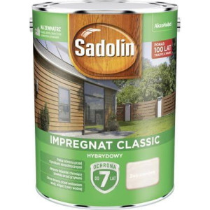 Sadolin Impregnat Classic Hybrydowy Biały Krem 4,5L