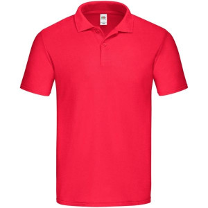 Koszulka męska Original Polo Fruit of the Loom Czerwony 3XL