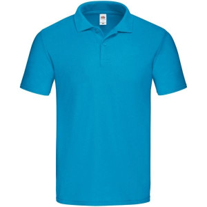 Koszulka męska Original Polo Fruit of the Loom Azurowy M