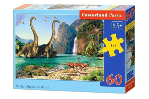Puzzle 60 Świat Dinozaurów Castor