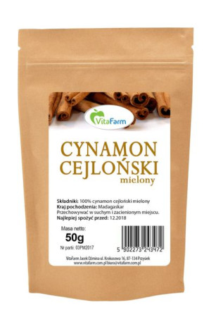 Cynamon cejloński mielony 50g