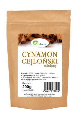 Cynamon cejloński mielony 200g