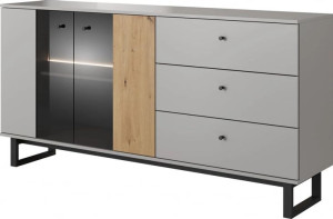 Komoda/Witryna 175cm Dąb Artisan APIO