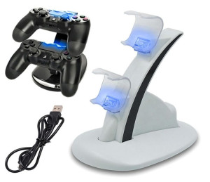 Ak286d Stacja Dokująca 2xpad Ps4 White