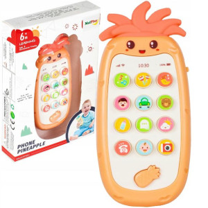 Telefon Muzyczny Ananas Interaktywny Dla Malucha
