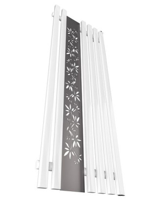 Grzejnik dekoracyjny FLOWER 140x60 BIAŁY POŁYSK