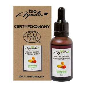 Olej z opuncji figowej na zmarszczki  30 ml EcoCert Bio Agadir opuncja fig