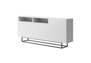Komoda 180cm Biały Grafit Dąb Artisan JOY EK180