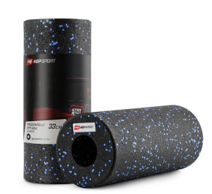 Wałek roller do masażu  EPP pusty 33cm niebieski