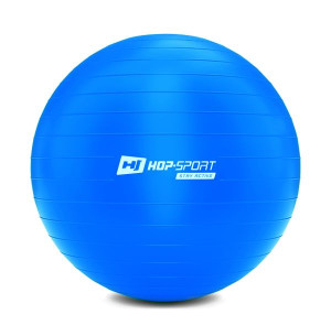 Piłka fitness 70cm z pompką - niebieska