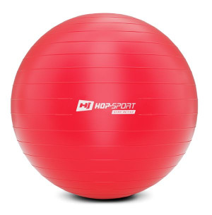 Piłka fitness 75cm z pompką- czerwona